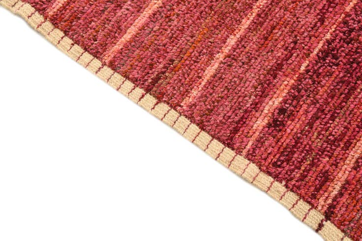 Detail image of 4' 1 x 6' 5 Hand Knotted Moroccan Wool Rug