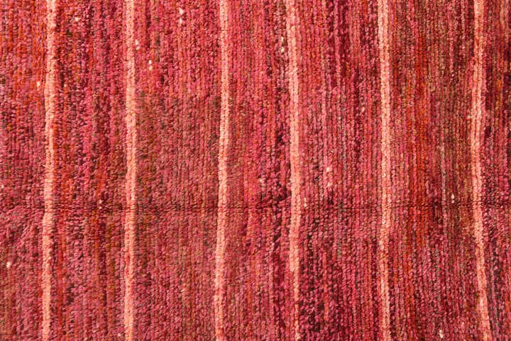 4' 1 x 6' 5 Hand Knotted Moroccan Wool Rug
