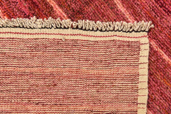 4' 1 x 6' 5 Hand Knotted Moroccan Wool Rug
