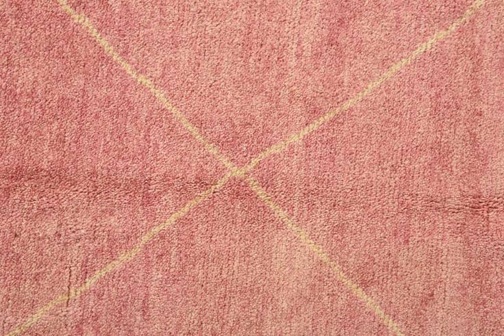 Detail image of 5' 6 x 8' Hand Knotted Moroccan Wool Rug