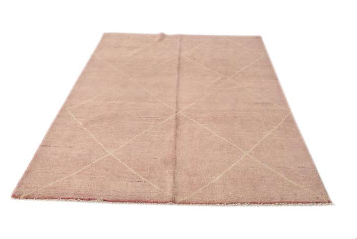 5' 8 x 7' 10 Hand Knotted Moroccan Wool Rug