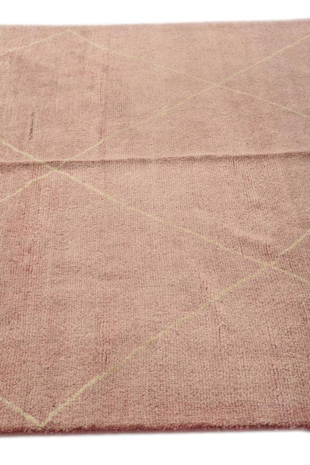 Detail image of 5' 8 x 7' 10 Hand Knotted Moroccan Wool Rug