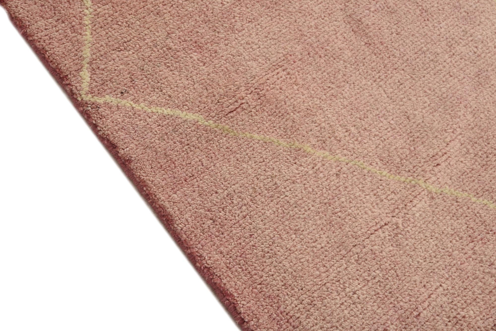 5' 8 x 7' 10 Hand Knotted Moroccan Wool Rug