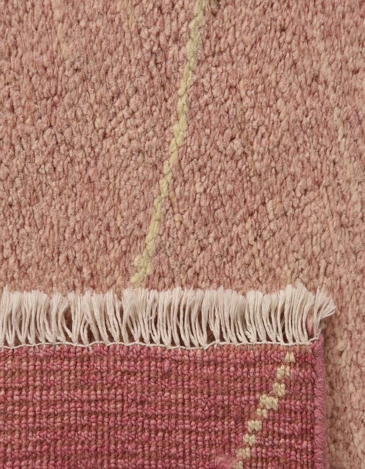 Detail image of 5' 8 x 7' 10  Hand Knotted Moroccan Wool Rug