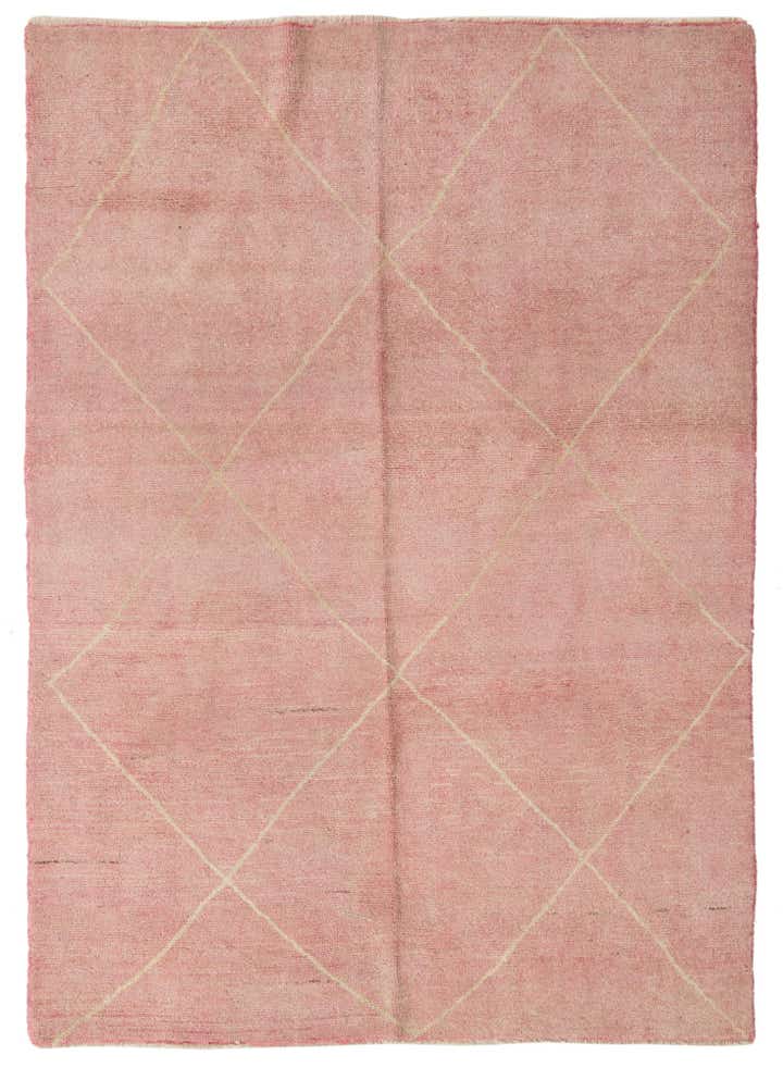5' 8 x 7' 10 Hand Knotted Moroccan Wool Rug