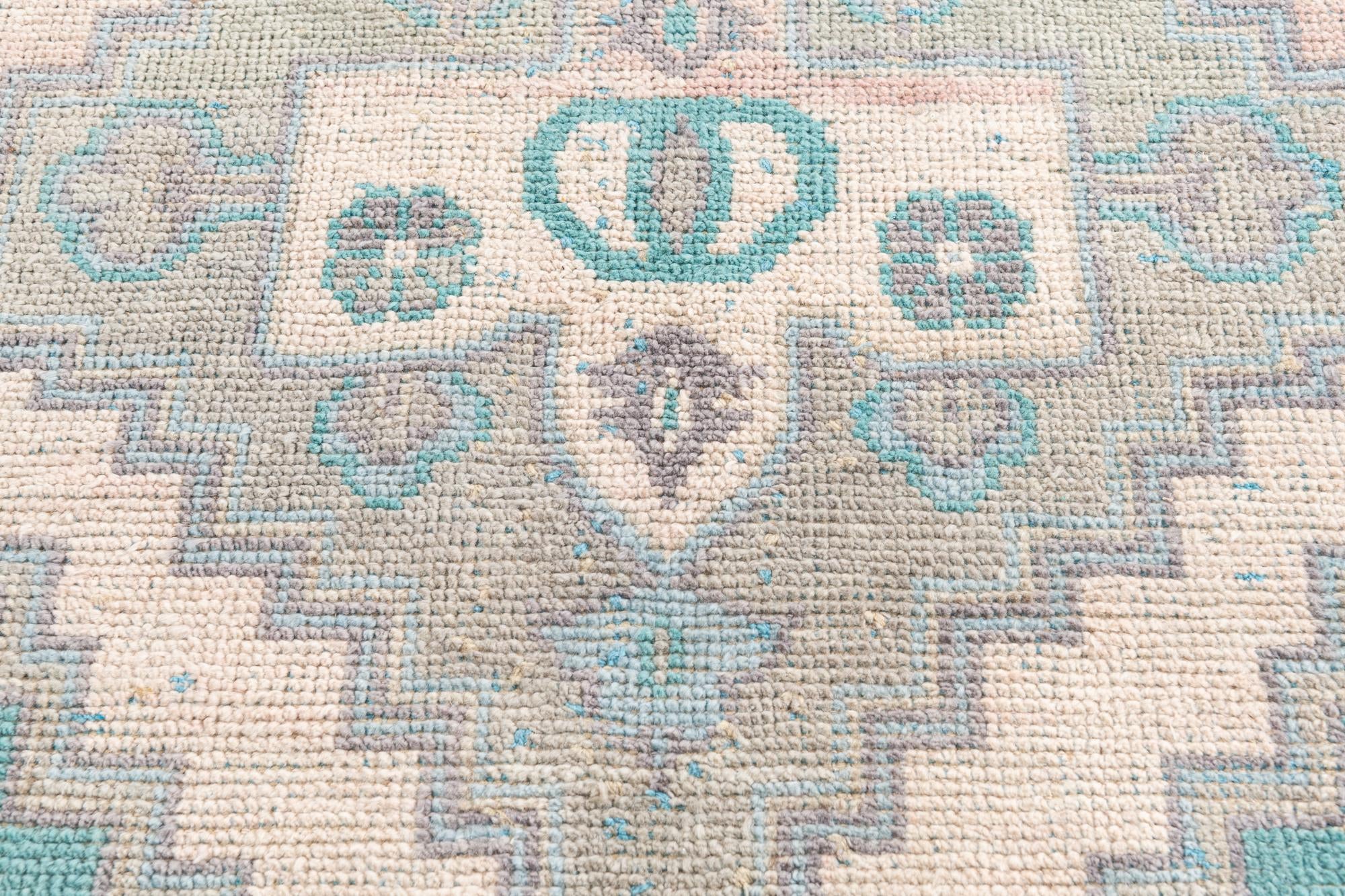 6' x 9' 5 Hand Knotted Moroccan Wool Rug