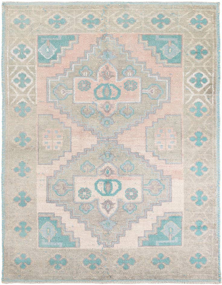 Detail image of 6' x 9' 5 Hand Knotted Moroccan Wool Rug