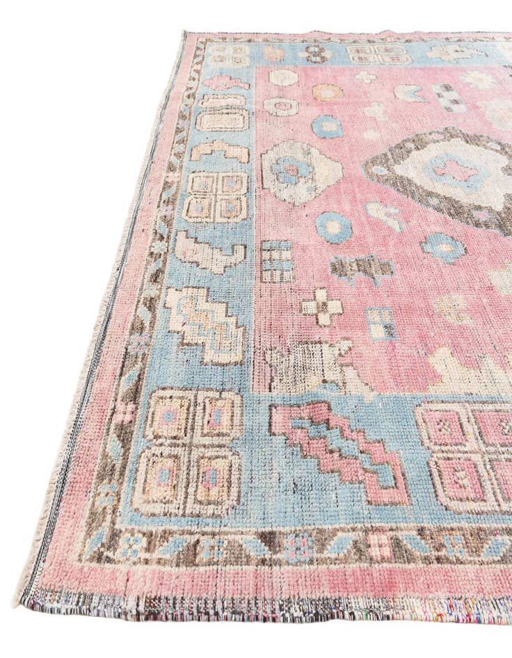 Detail image of 8' 8 x 11' 10 Hand Knotted Moroccan Wool Rug