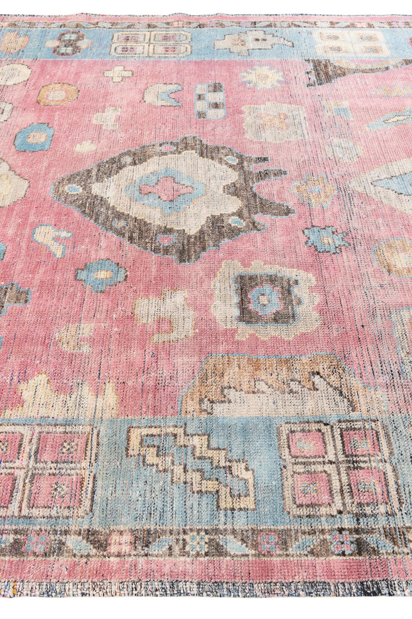 8' 8 x 11' 10 Hand Knotted Moroccan Wool Rug