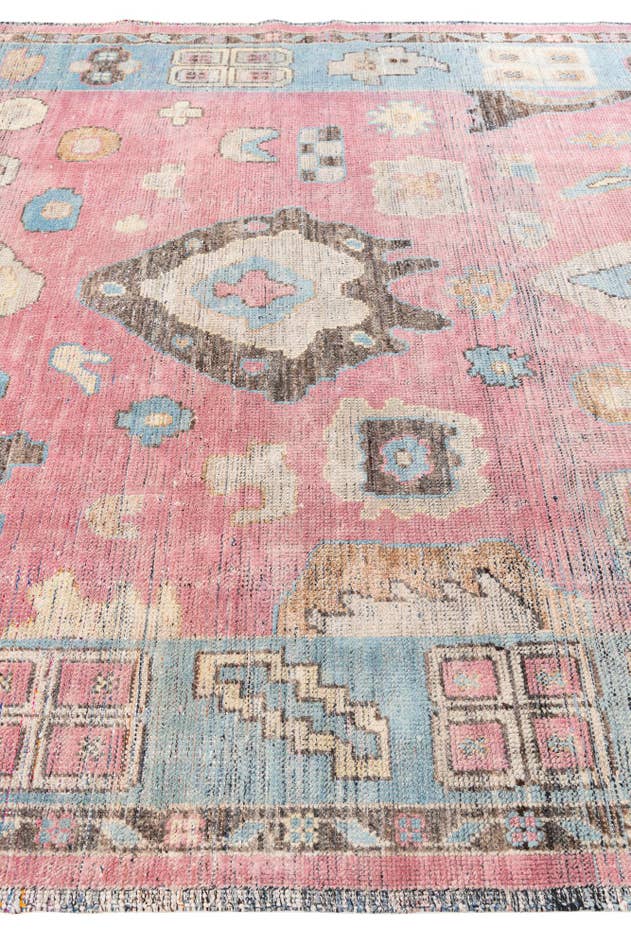 Detail image of 8' 8 x 11' 10 Hand Knotted Moroccan Wool Rug