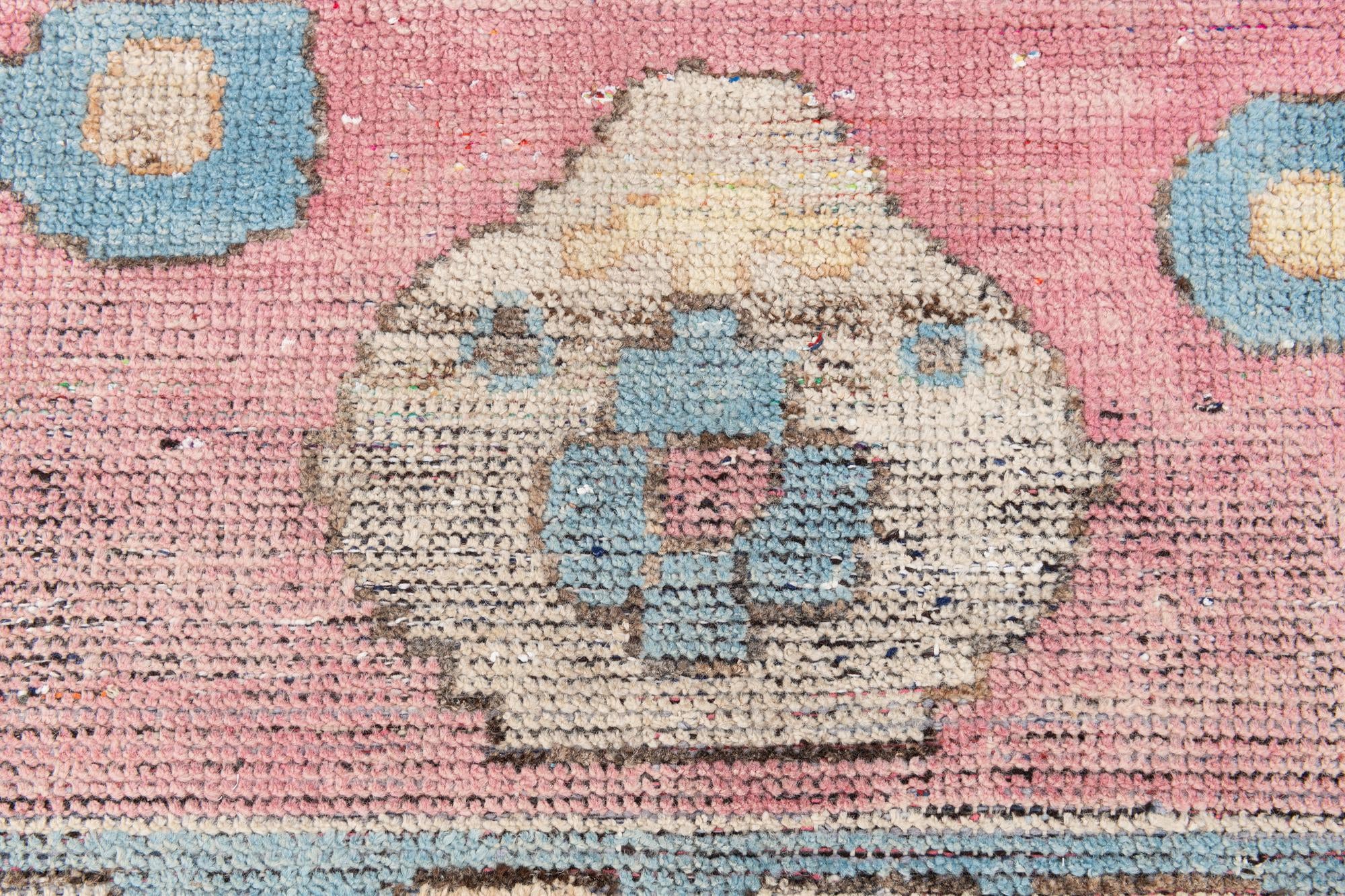 8' 8 x 11' 10 Hand Knotted Moroccan Wool Rug