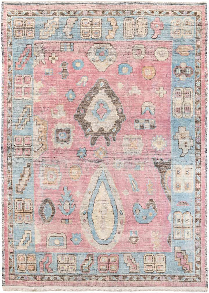 8' 8 x 11' 10 Hand Knotted Moroccan Wool Rug