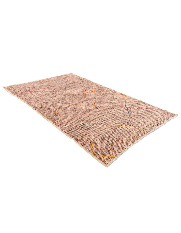 Detail image of 5' 1 x 8' 1  Hand Knotted Moroccan Wool Rug