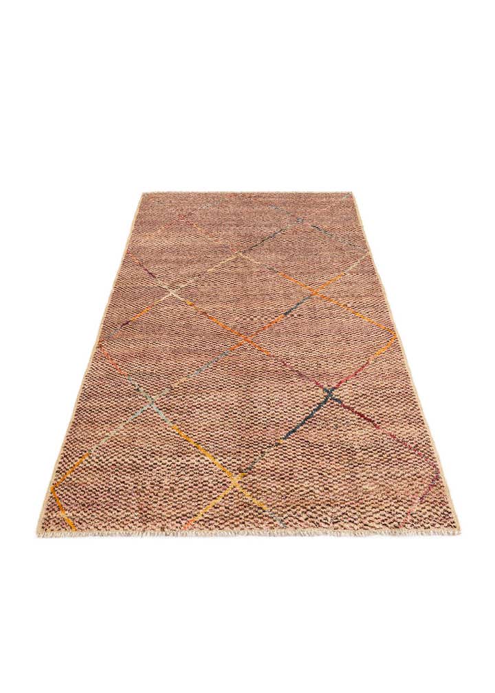 5' 1 x 8' 1 Hand Knotted Moroccan Wool Rug