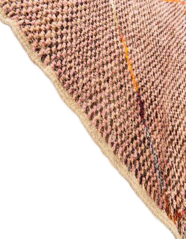 Detail image of 5' 1 x 8' 1  Hand Knotted Moroccan Wool Rug