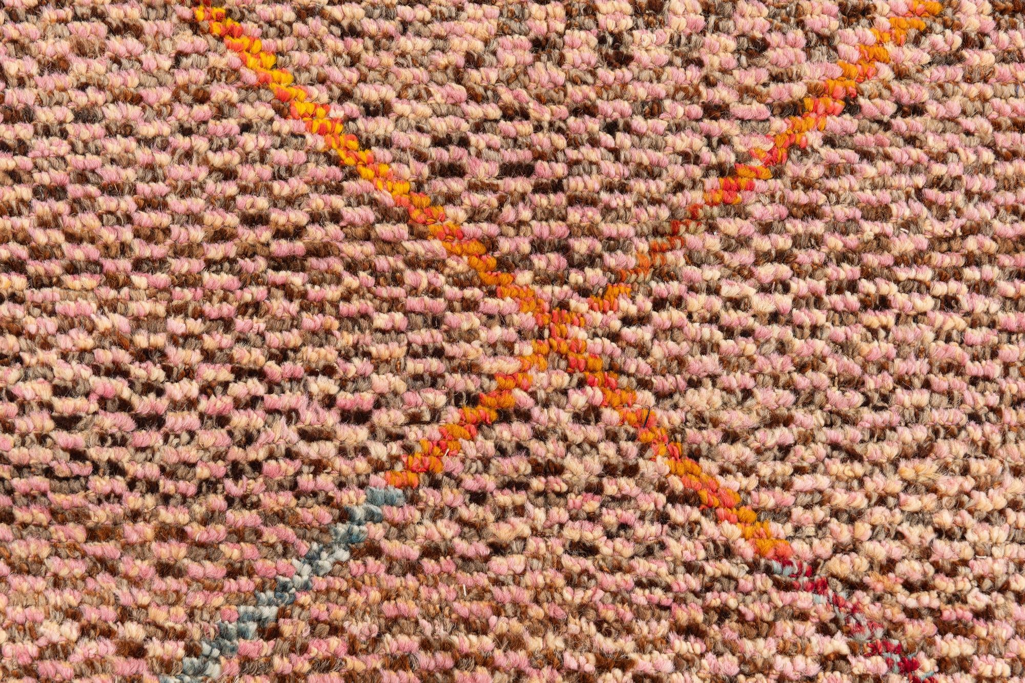 5' 1 x 8' 1 Hand Knotted Moroccan Wool Rug