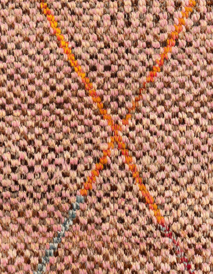 Detail image of 5' 1 x 8' 1  Hand Knotted Moroccan Wool Rug