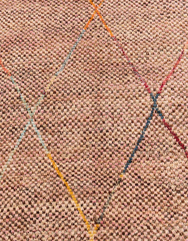 Detail image of 5' 1 x 8' 1  Hand Knotted Moroccan Wool Rug