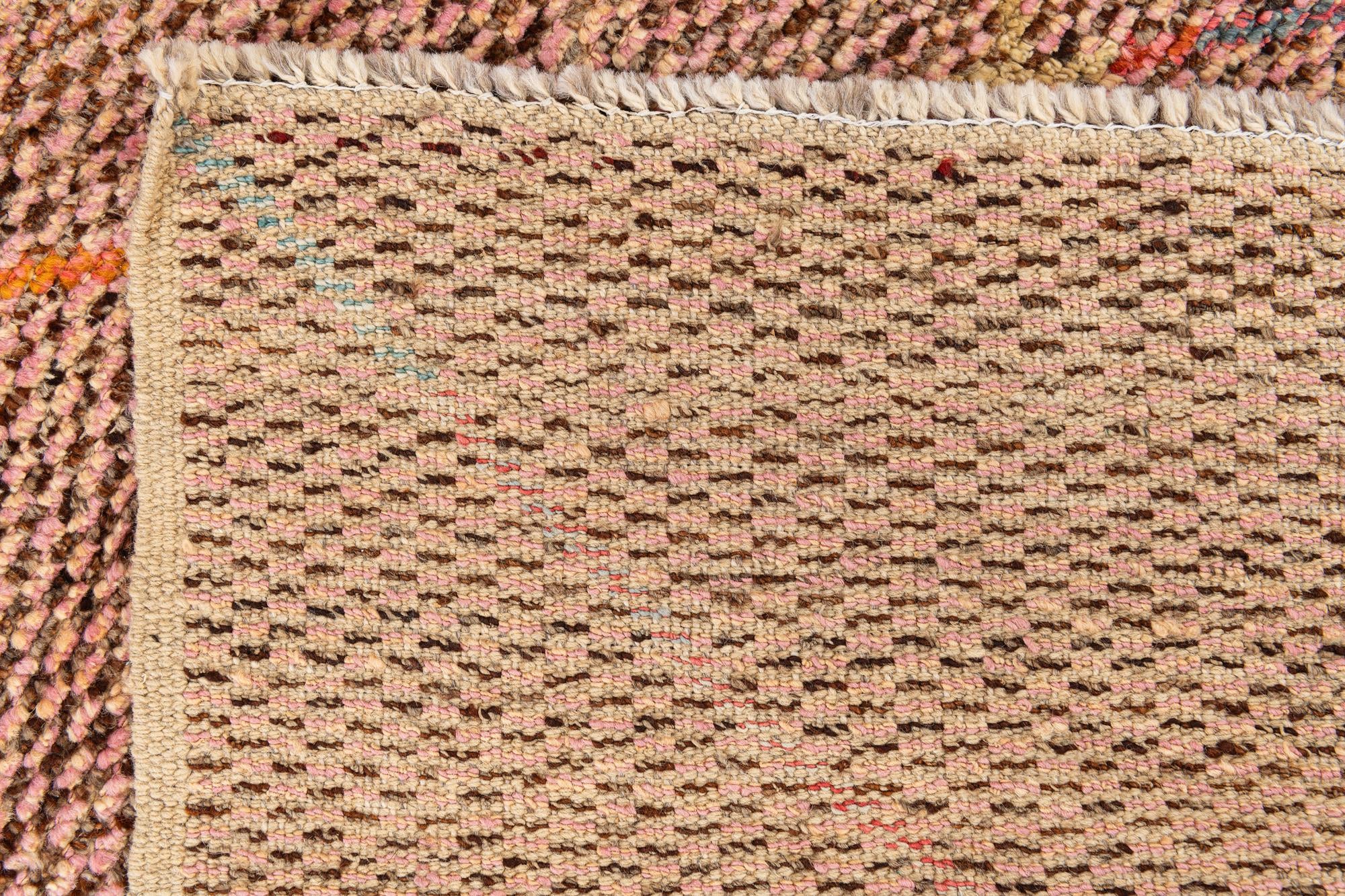 5' 1 x 8' 1 Hand Knotted Moroccan Wool Rug