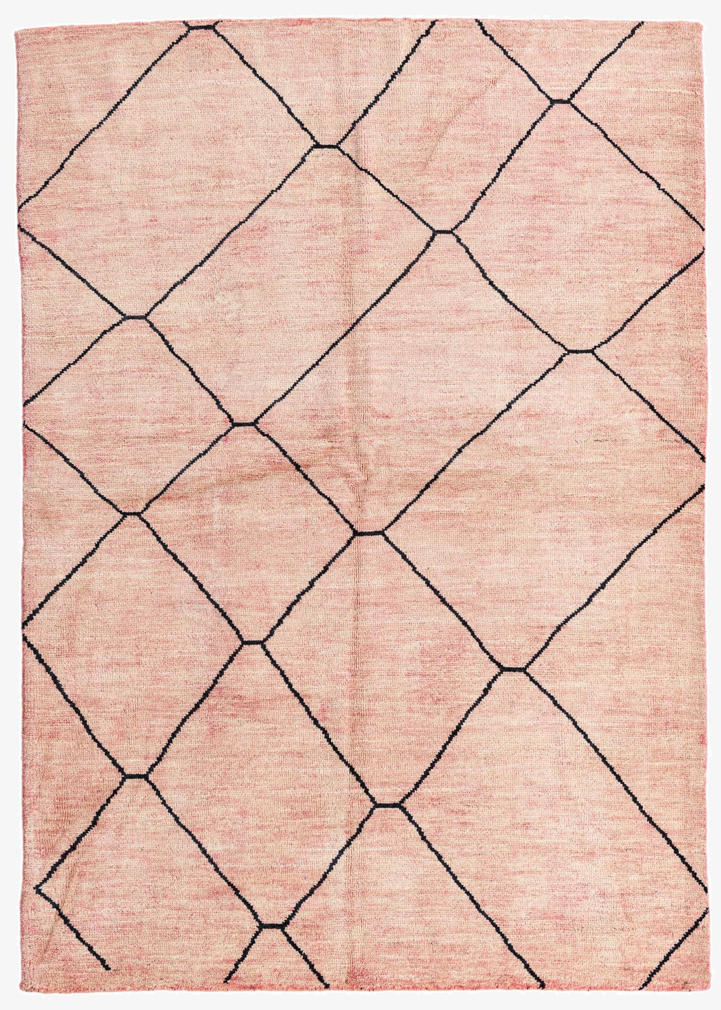 Primary image 5' 9 x 8'  Hand Knotted Moroccan Wool Rug