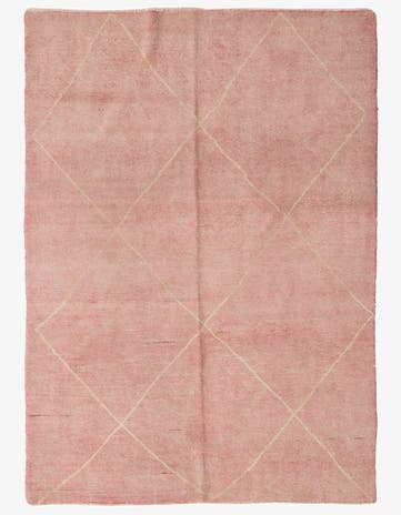 5' 8 x 7' 10 Hand Knotted Moroccan Wool Rug