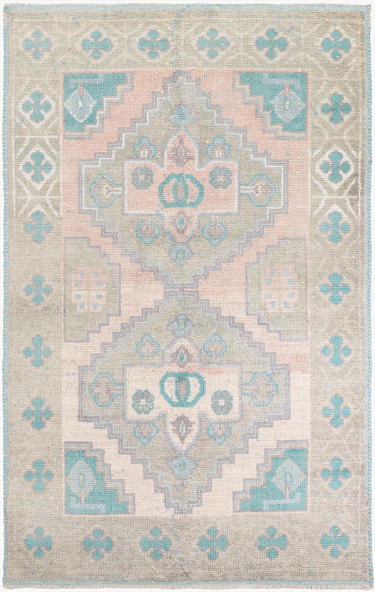 6' x 9' 5  Hand Knotted Moroccan Wool Rug