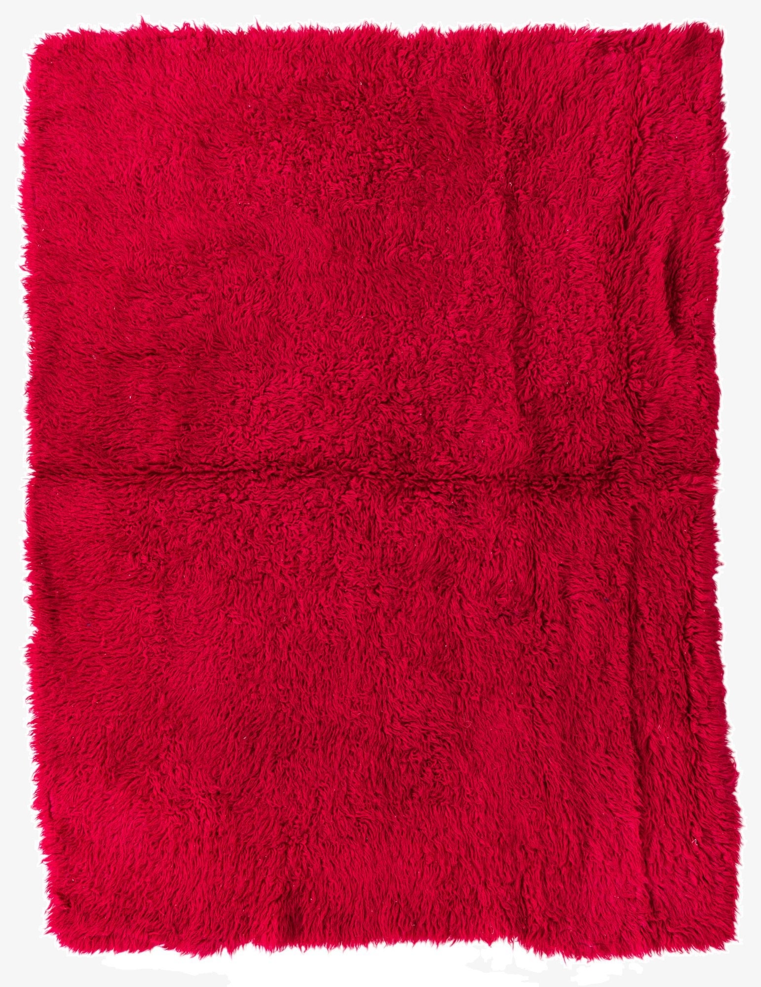 4' 8 x 6' 2  Hand Knotted Moroccan Wool Rug