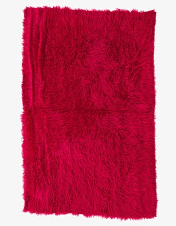 4' 4 x 6' 7 Hand Knotted Moroccan Wool Rug