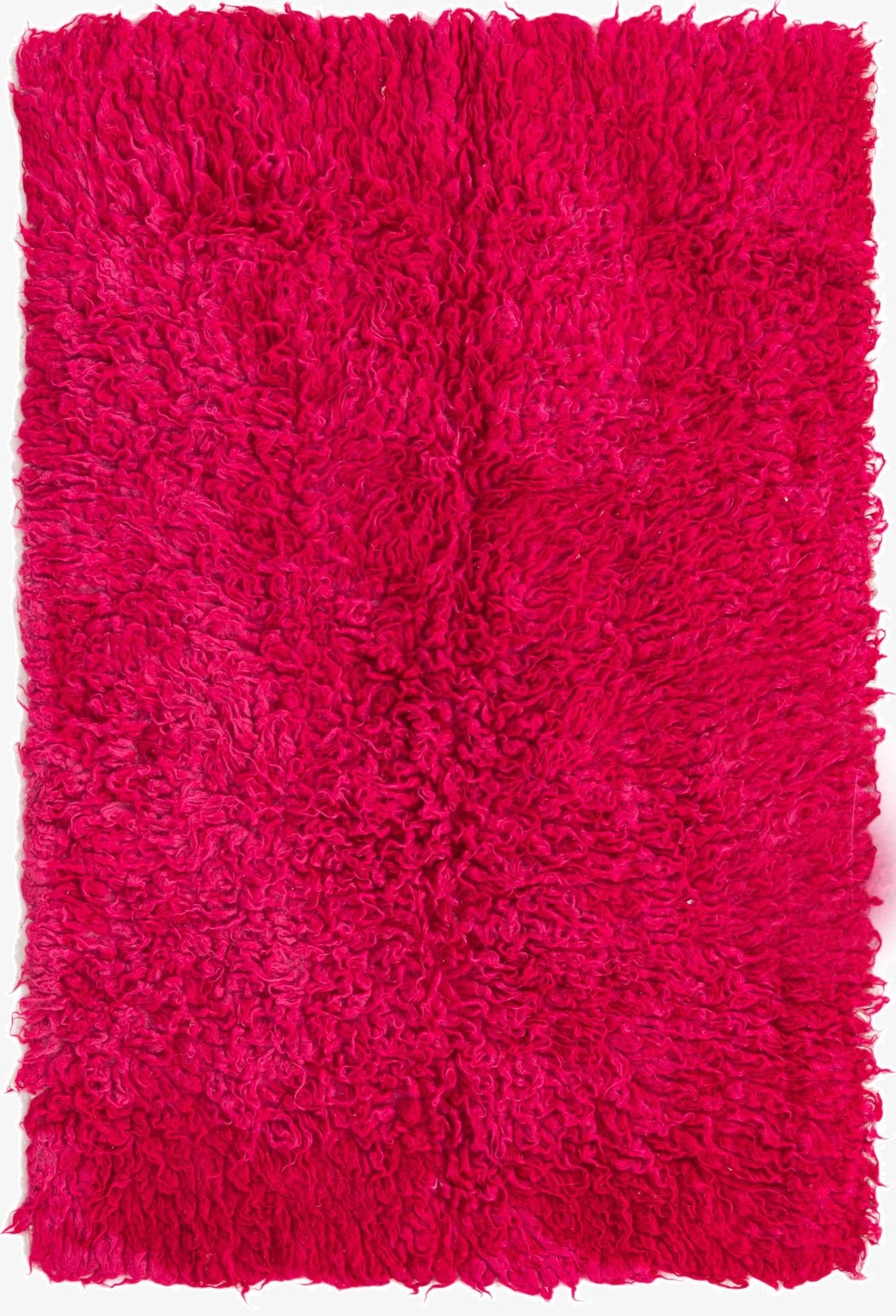 3' 2 x 4' 8  Hand Knotted Moroccan Wool Rug