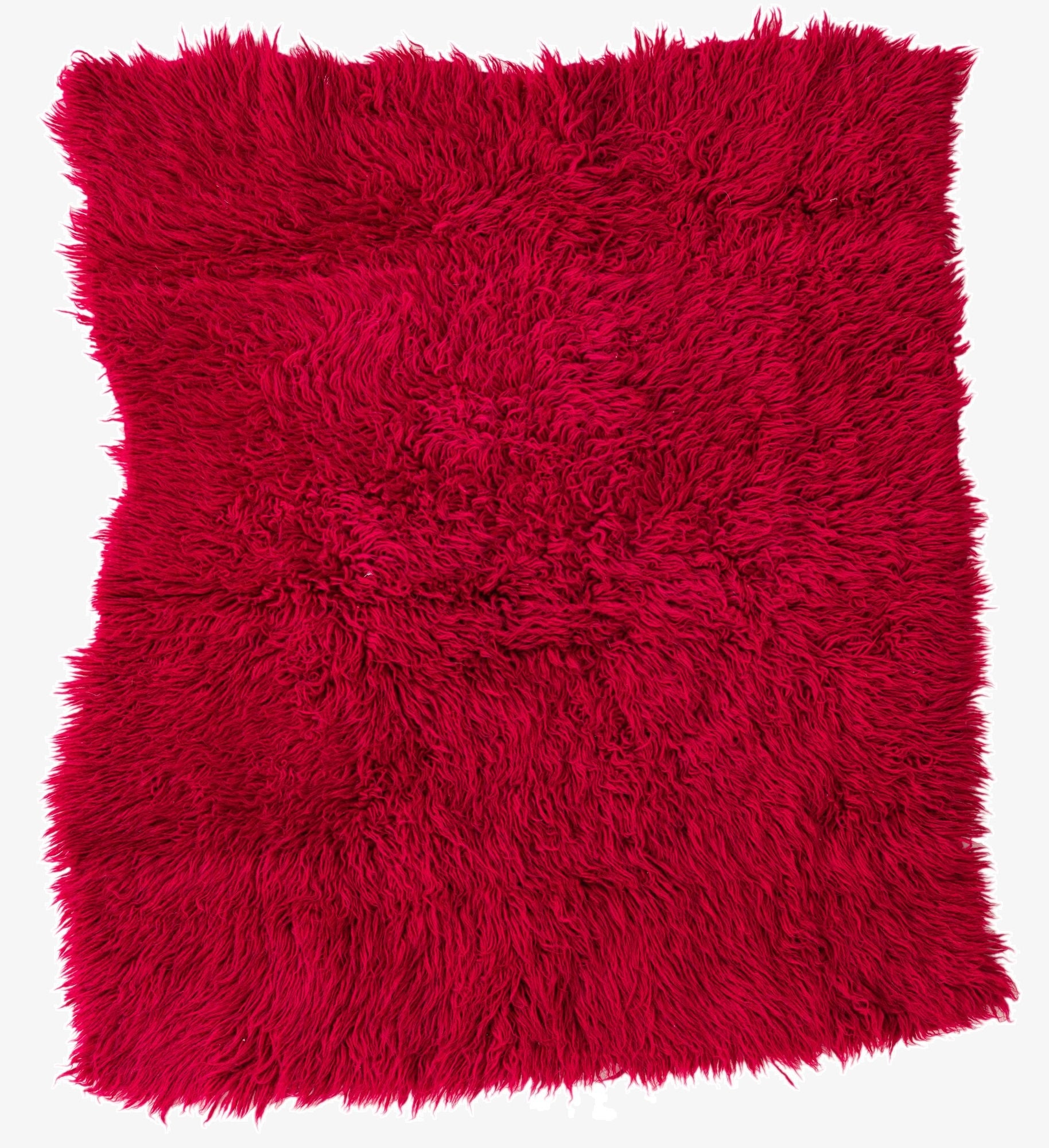 3' 10 x 4' 5  Hand Knotted Moroccan Wool Rug