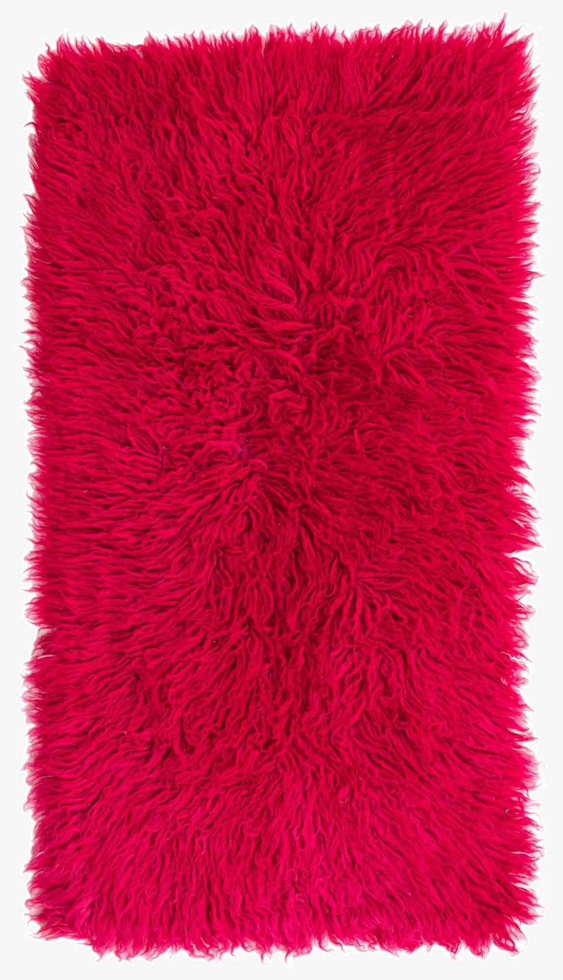 2' 1 x 3' 10  Hand Knotted Moroccan Wool Rug