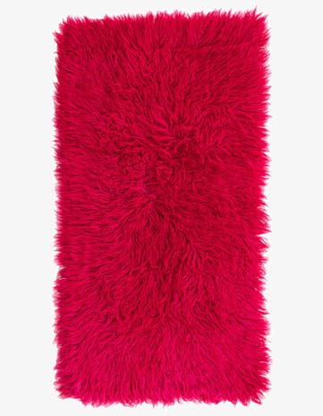 2' 1 x 3' 10 Hand Knotted Moroccan Wool Rug