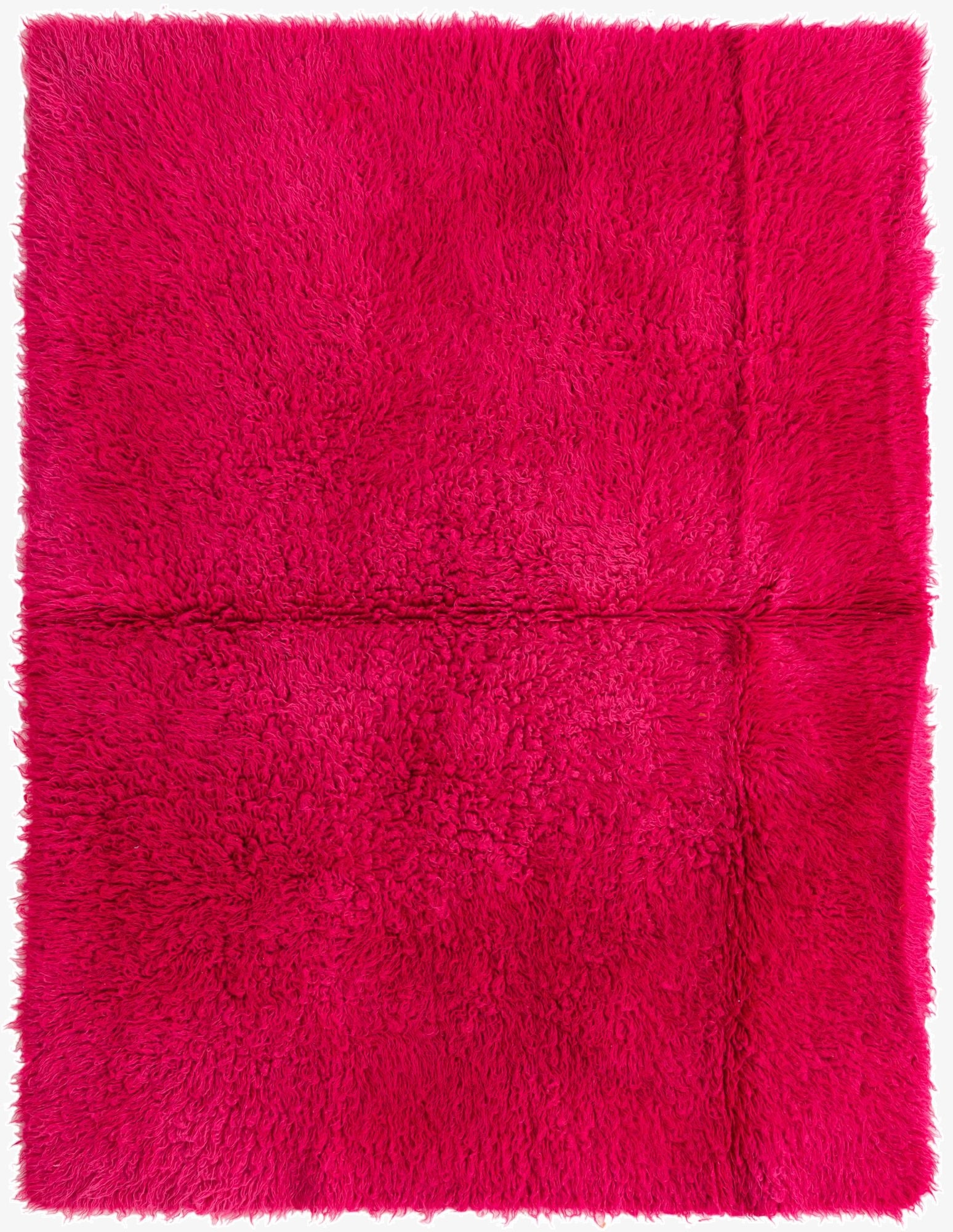 4' 7 x 6' 2  Hand Knotted Moroccan Wool Rug