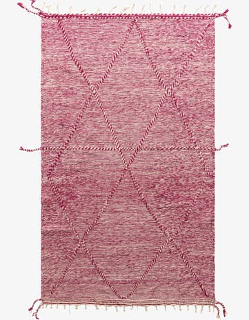 6' 2 x 10' 4 Hand Knotted Moroccan Wool Rug