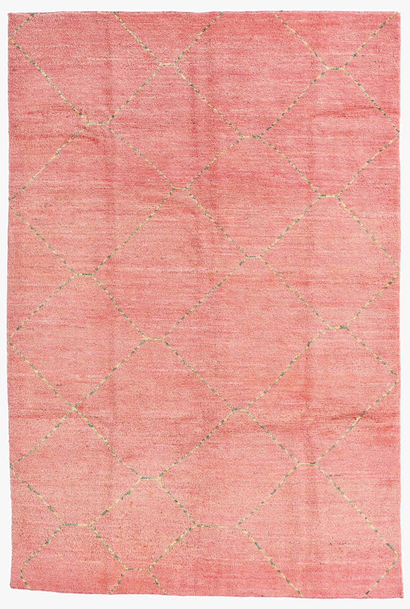 Primary image 5' 7 x 8' 3  Hand Knotted Moroccan Wool Rug