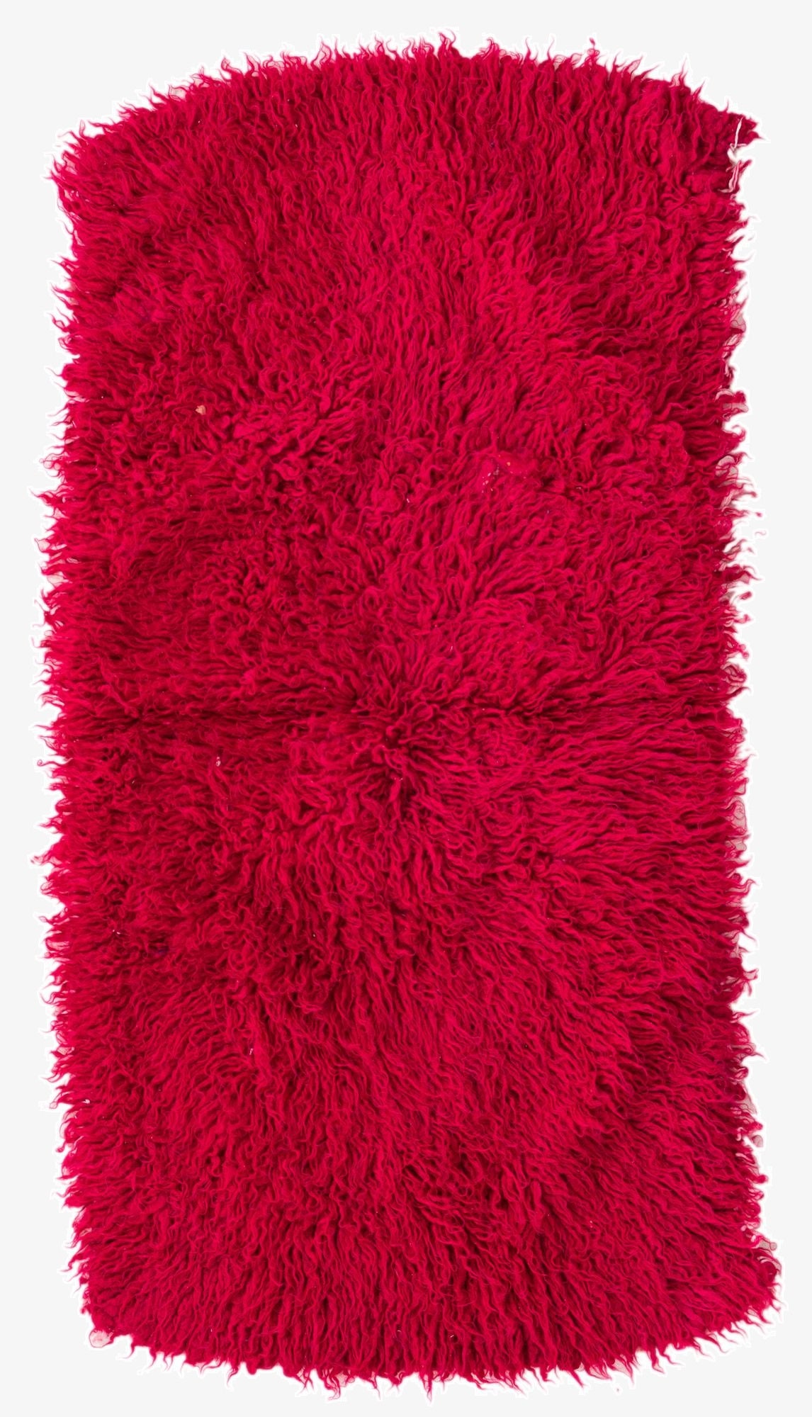 2' 4 x 4' 6  Hand Knotted Moroccan Wool Rug