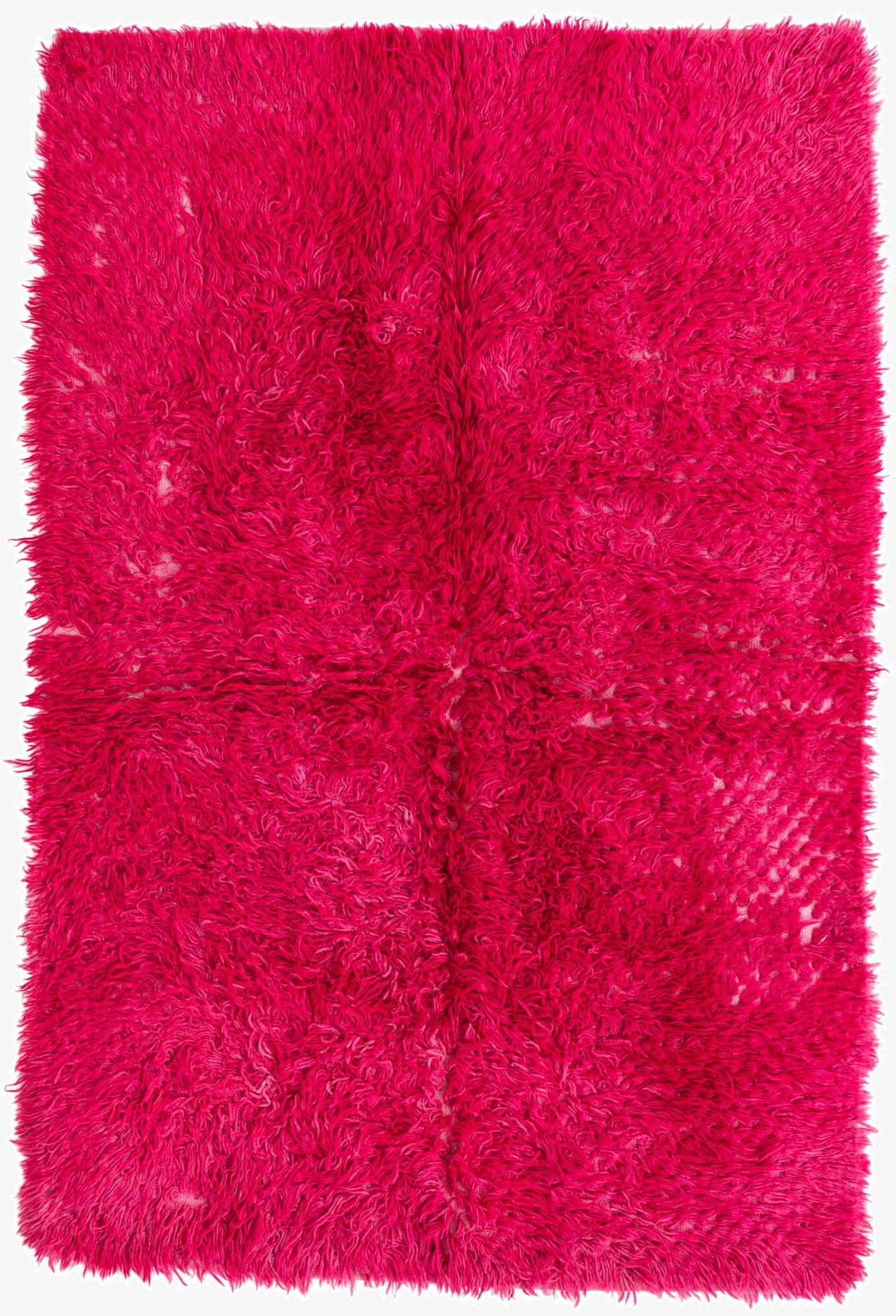 Primary image 4' 5 x 6' 8  Hand Knotted Moroccan Wool Rug