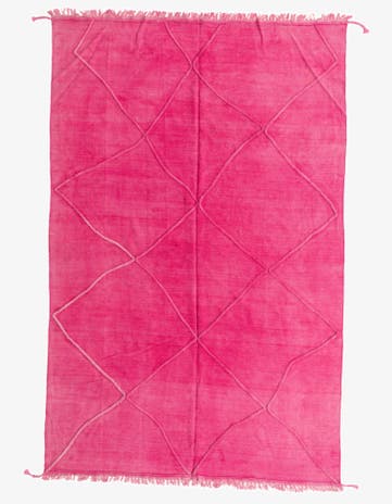 6' 4 x 9' 10 Hand Knotted Moroccan Wool Rug