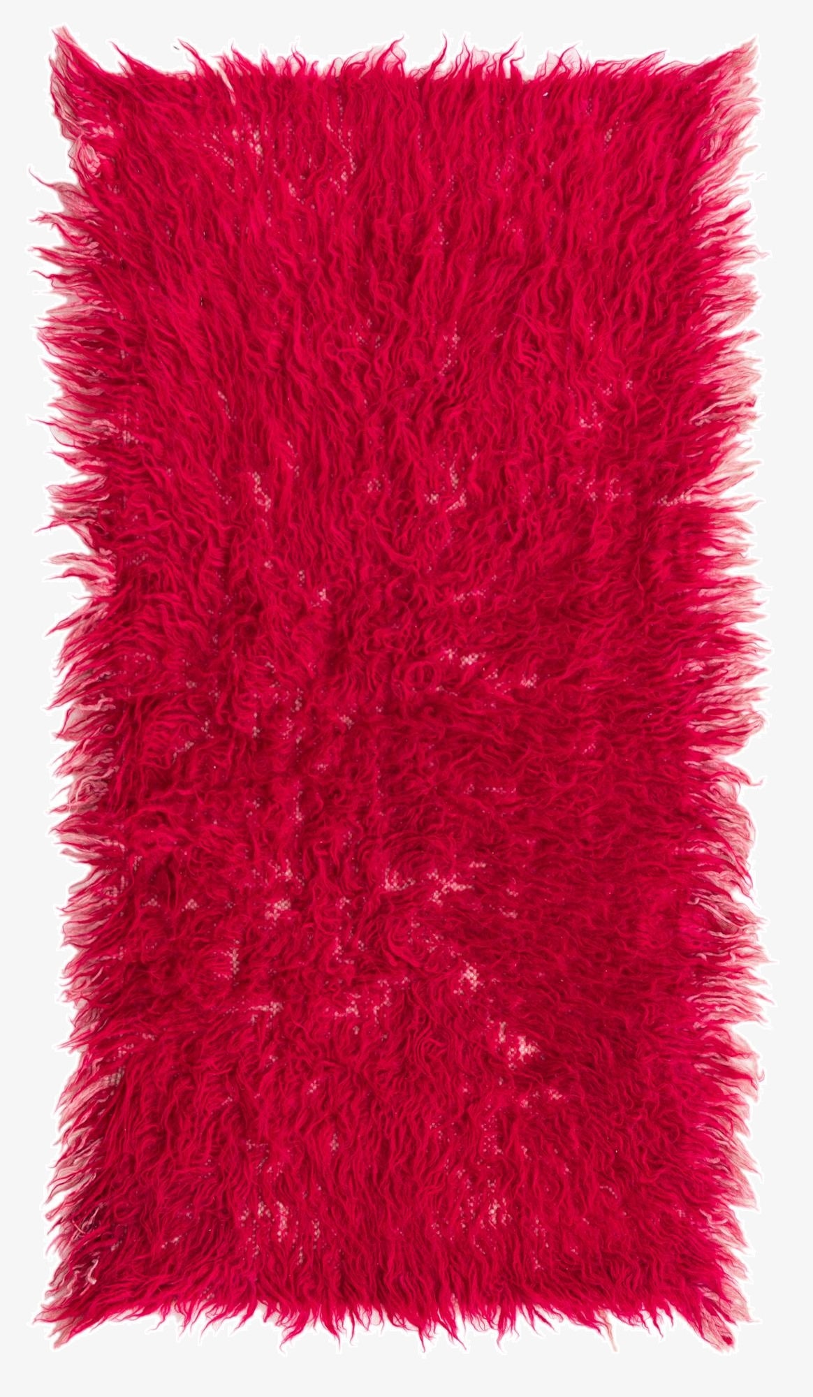 1' 10 x 3' 9  Hand Knotted Moroccan Wool Rug