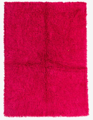 5' 2 x 7' 2 Hand Knotted Moroccan Wool Rug