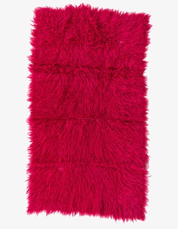 2' 9 x 5' Hand Knotted Moroccan Wool Rug