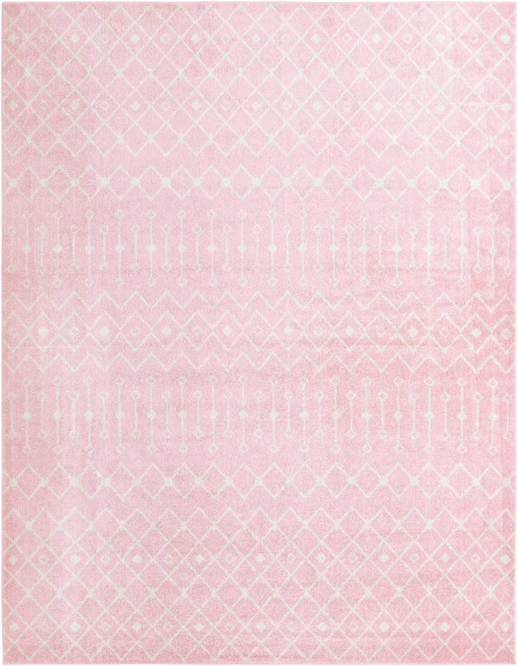 Detail image of 10' 8 x 14' Moroccan Trellis Rug