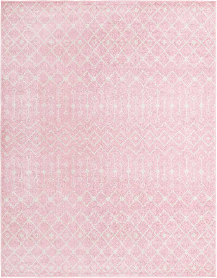 Detail image of 9' x 12' Moroccan Trellis Rug