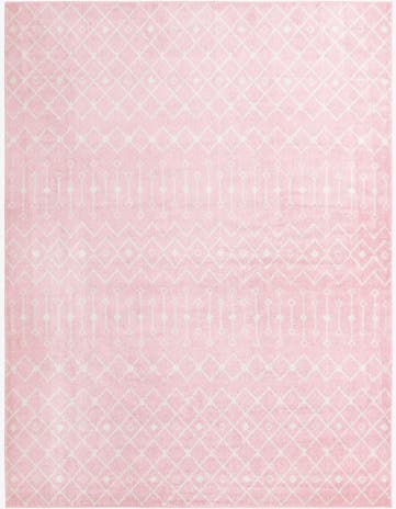 Pink Moroccan Trellis Rug