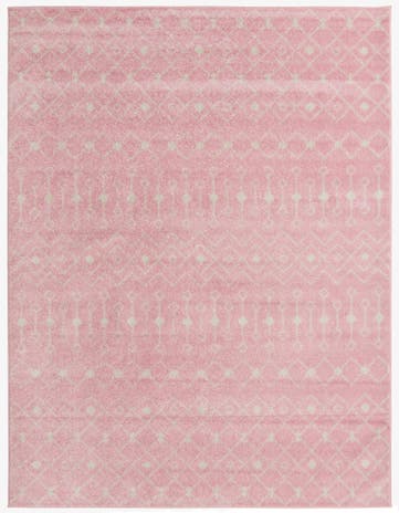 Pink Moroccan Trellis Rug