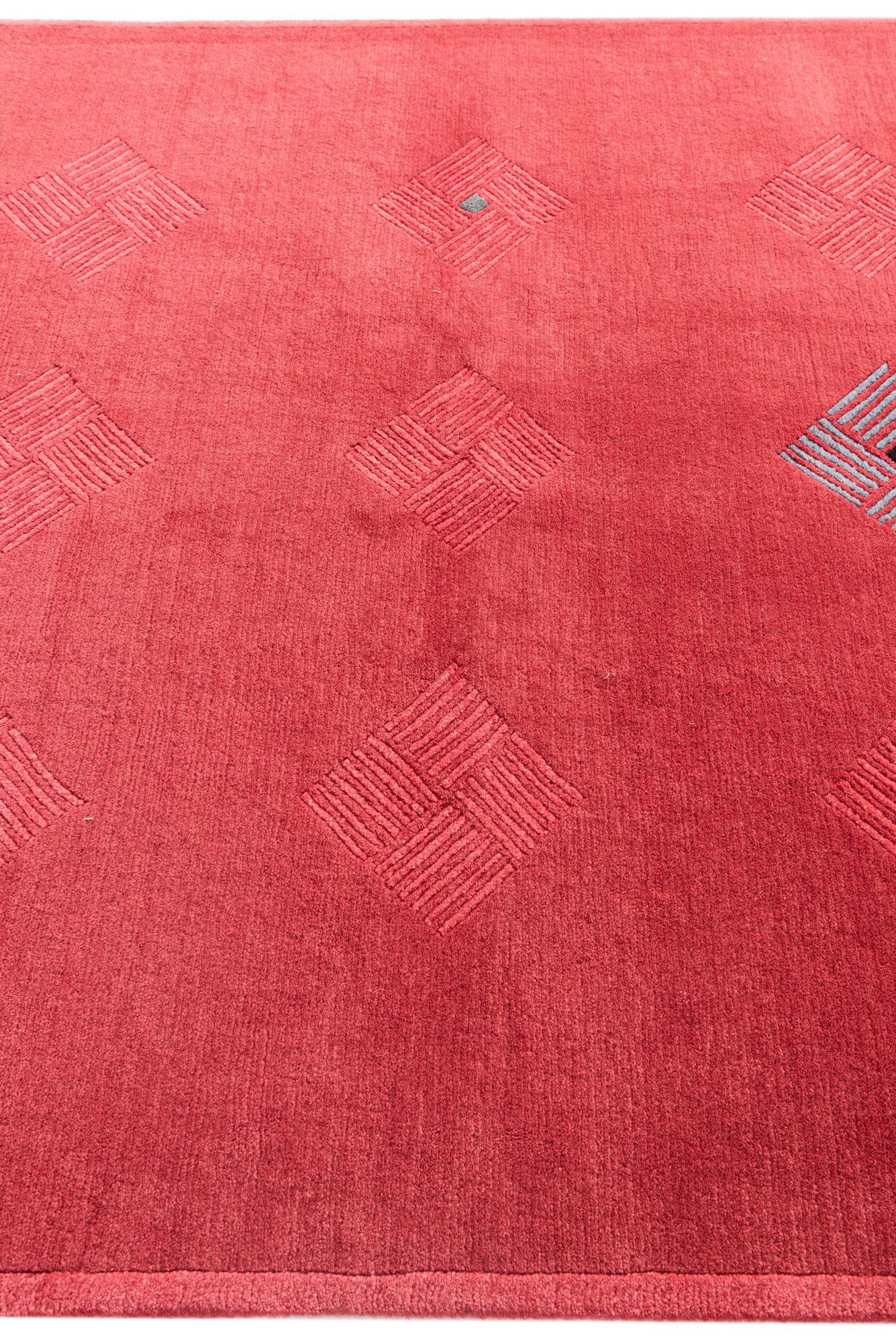 5' 8 x 7' 9 Hand Knotted Nepal Wool Rug