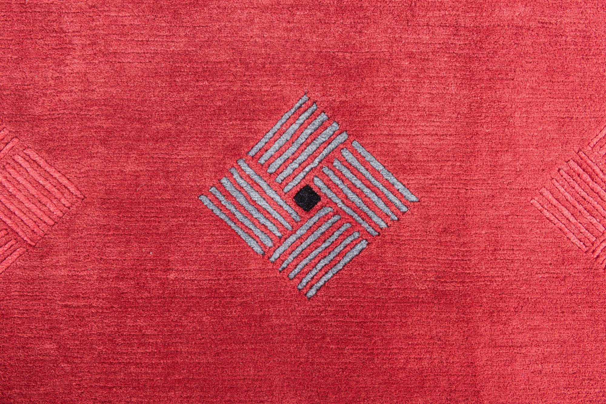 5' 8 x 7' 9 Hand Knotted Nepal Wool Rug