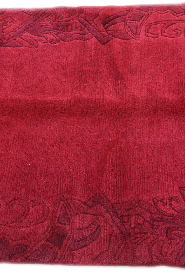 Detail image of 3' 1 x 5' 4 Hand Knotted Nepal Wool Rug