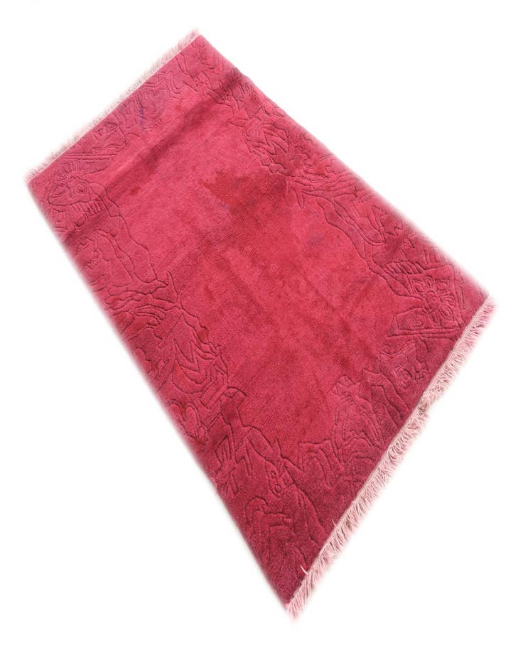 Detail image of 3' 1 x 5' 1  Hand Knotted Nepal Wool Rug