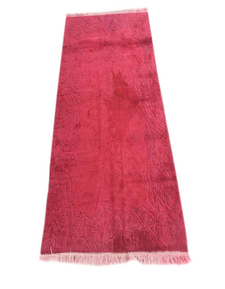 Detail image of 3' 1 x 5' 1  Hand Knotted Nepal Wool Rug